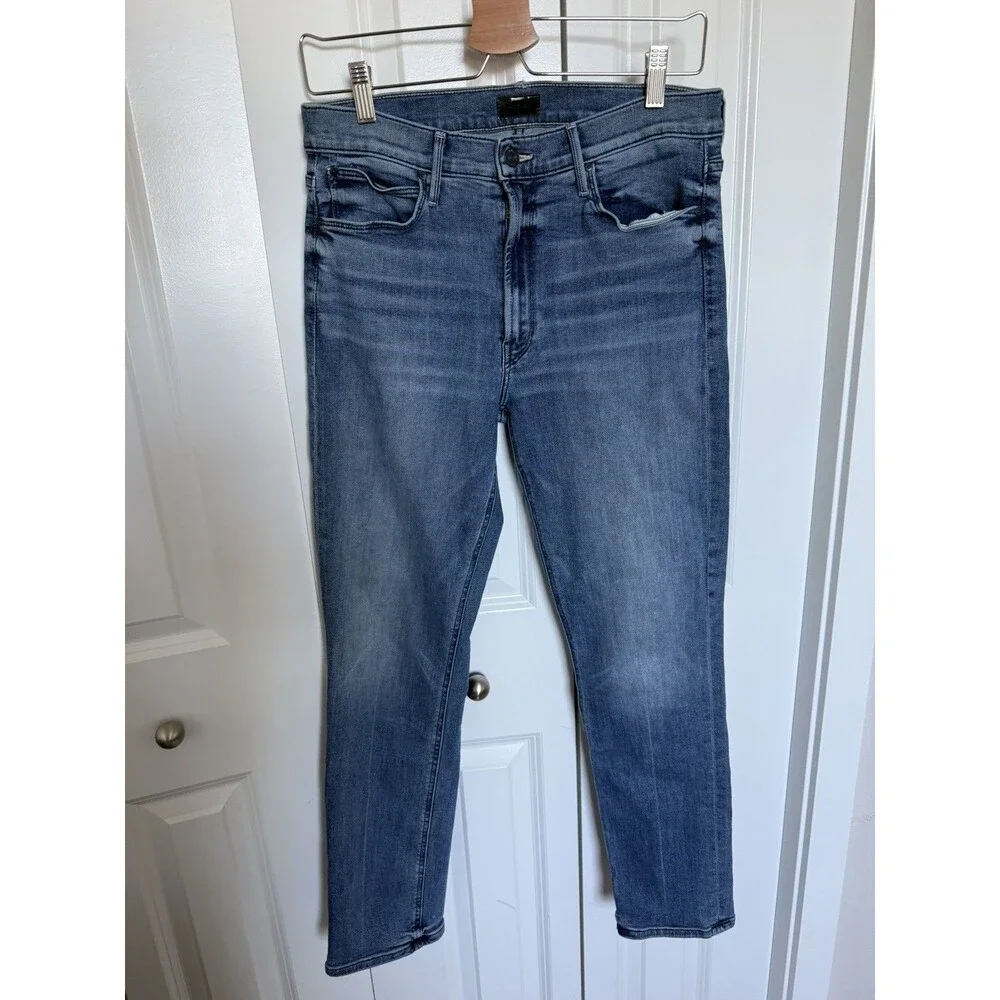 Mother Jeans Women’s Size 31 The Mid Rise Dazzler Ankle we the animals